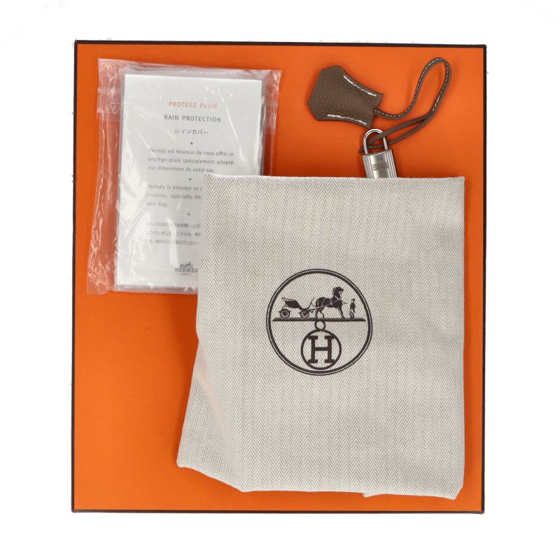 Hermes Birkin 25 Togo Ladies Handbag Etoupe