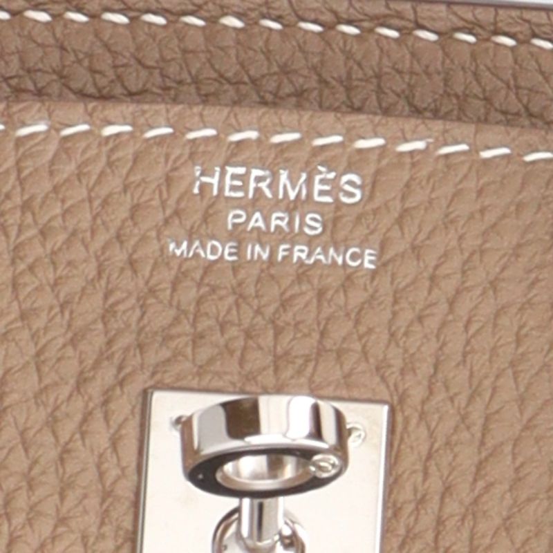 Hermes Birkin 25 Togo Ladies Handbag Etoupe