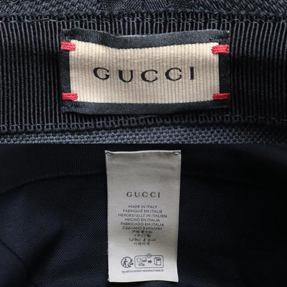 Gucci Jumbo GG Canvas Bucket Hat Black L Unisex