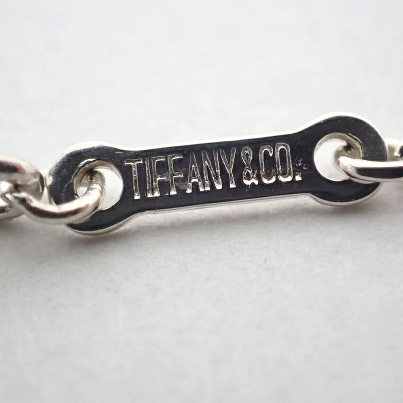 Tiffany & Co 925 Full Heart Pendant Necklace j107-2