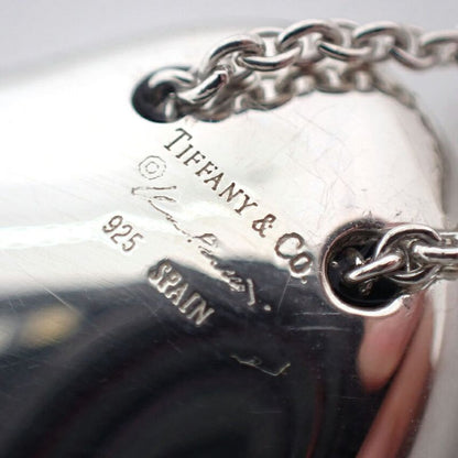 Tiffany & Co 925 Full Heart Pendant Necklace j107-2