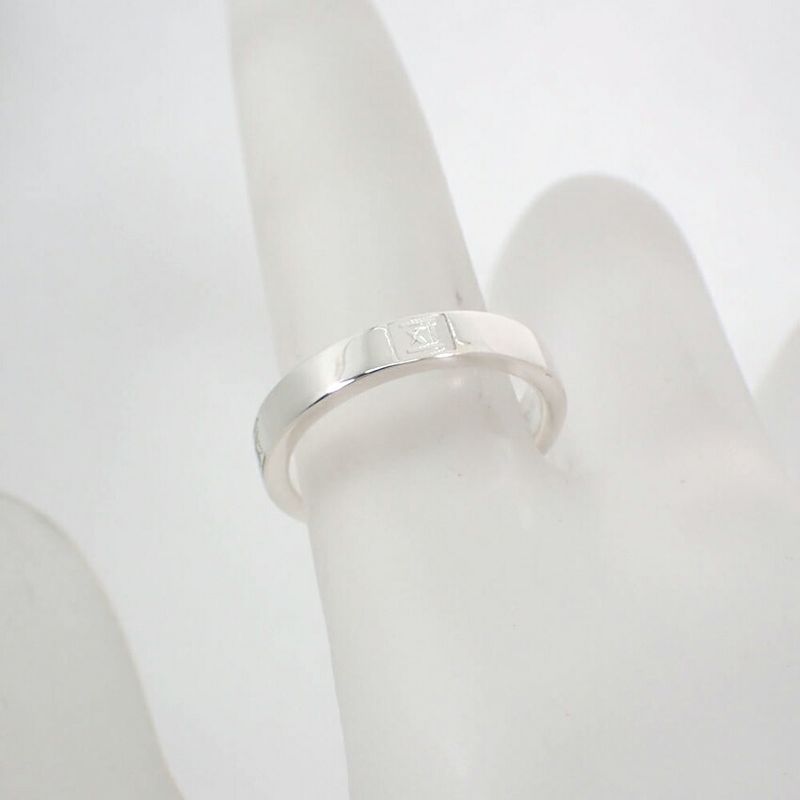 Tiffany & Co 925 Atlas Ring No 9 j107-7