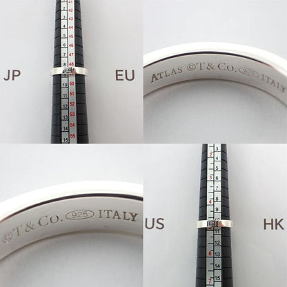 Tiffany & Co 925 Atlas Ring No 9 j107-7