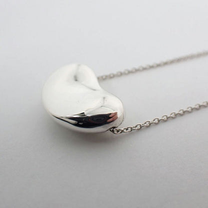 Tiffany & Co 925 Bean Pendant Necklace j107-8