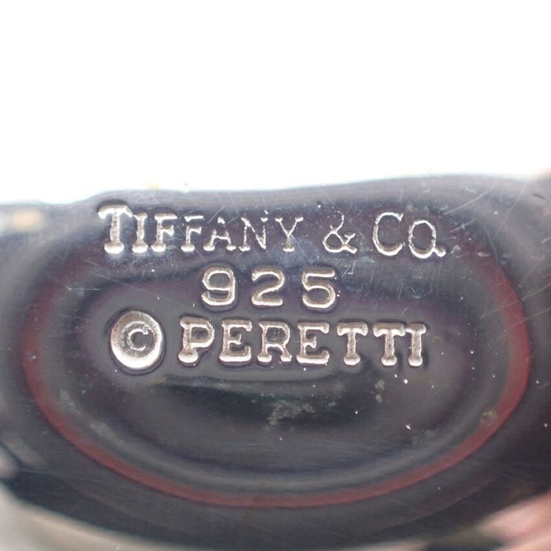 Tiffany & Co 925 Bean Pendant Necklace j107-8