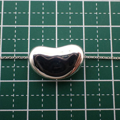 Tiffany & Co 925 Bean Pendant Necklace j107-8
