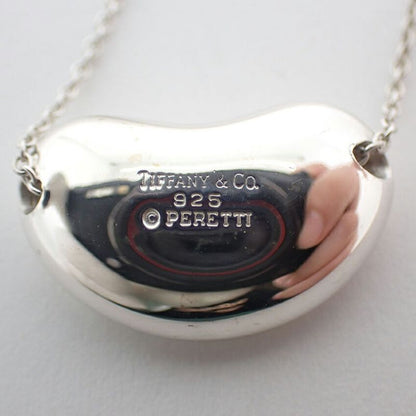 Tiffany & Co 925 Bean Pendant Necklace j107-8