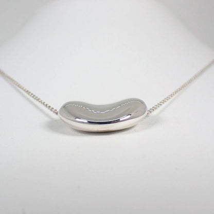 Tiffany & Co 925 Bean Pendant Necklace j107-8