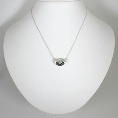 Tiffany & Co 925 Bean Pendant Necklace j107-8