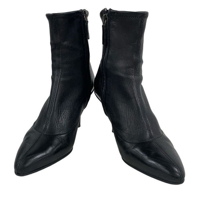 Prada Short Boots 36 Women - Black Leather