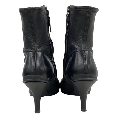 Prada Short Boots 36 Women - Black Leather