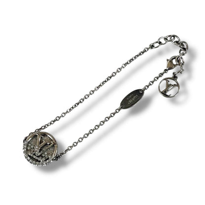 Louis Vuitton M69587 Bracelet Bra Scuff L to V Rhinestone Lv Circle Logo