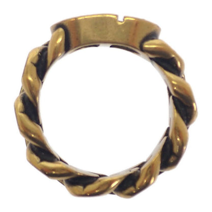 Dior 30 Montaigne L R0939 Mtgmt Ring GP Gold Ladies CD Signature Logo
