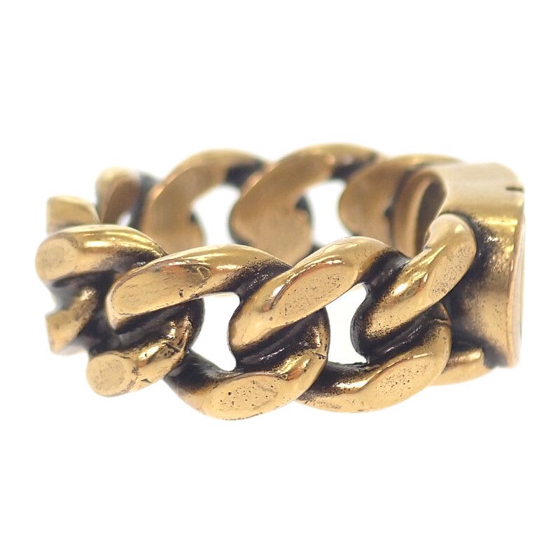 Dior 30 Montaigne L R0939 Mtgmt Ring GP Gold Ladies CD Signature Logo