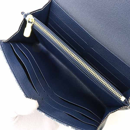 Louis Vuitton Portefeuille Sarah Long Wallet Monogram Jacquard Denim