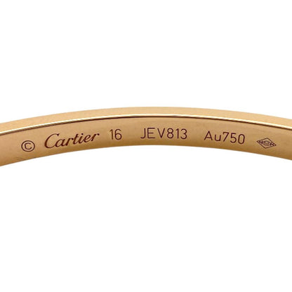 Cartier Love Bracelet Small Bangle 18k K18 Pink Gold Ladies Cartier Used Cartier