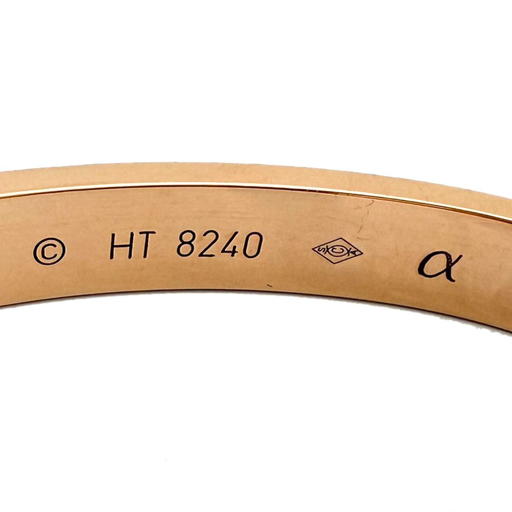 Cartier Love Bracelet with Driver Bangle 18k K18 Pink Gold Ladies Cartier Used