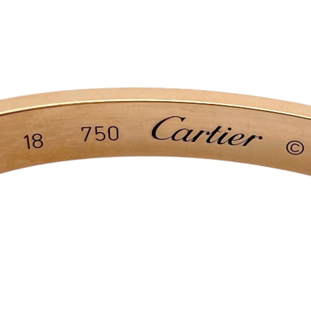 Cartier Love Bracelet with Driver Bangle 18k K18 Pink Gold Ladies Cartier Used