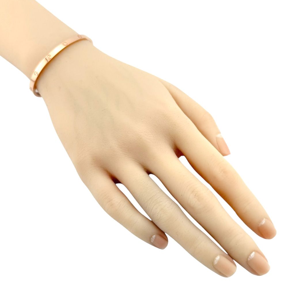 Cartier Love Bracelet with Driver Bangle 18k K18 Pink Gold Ladies Cartier Used