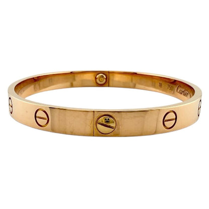 Cartier Love Bracelet with Driver Bangle 18k K18 Pink Gold Ladies Cartier Used