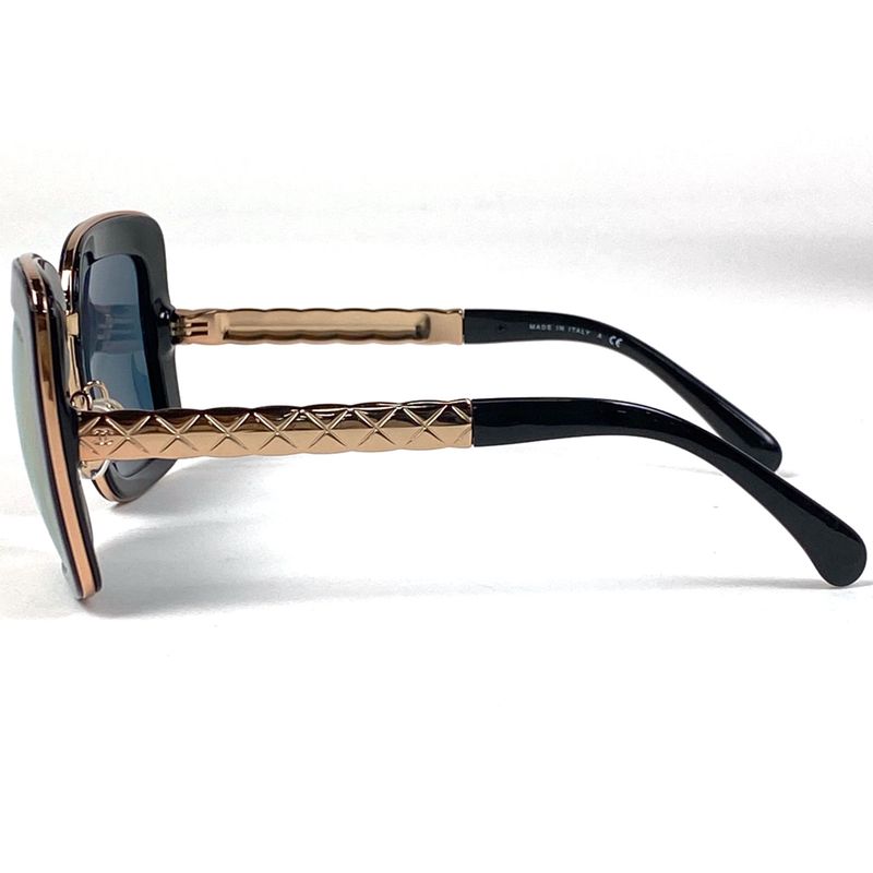 Chanel Coco Mark Sunglass Es Matelasse Sunglass Es Plastic Black 5369 Ladies