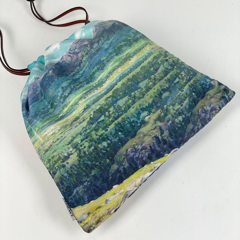 Loewe Draw String Ring Pouch Studio Ghibli Howl's Moving Castle Draw String