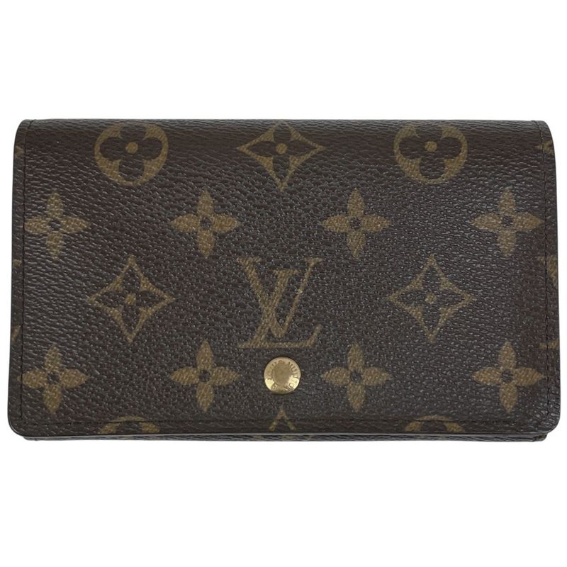 Louis Vuitton Porte Monet Bier Tresor Billfold Wallet with Coin Purse Monogram