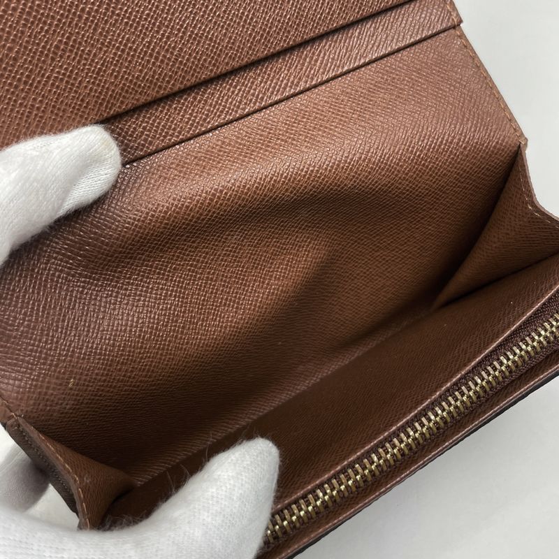 Louis Vuitton Porte Monet Bier Tresor Billfold Wallet with Coin Purse Monogram