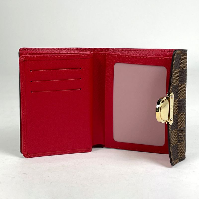 Louis Vuitton Portefeuille Koala Trifold Bifold Wallet Damier Brown N60005 Women