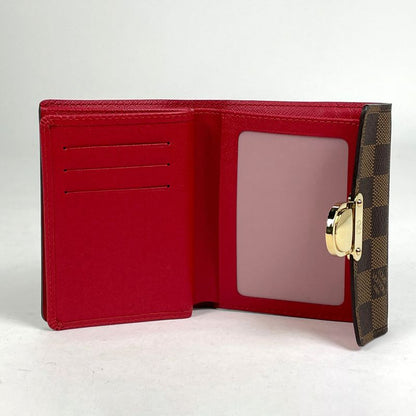 Louis Vuitton Portefeuille Koala Trifold Bifold Wallet Damier Brown N60005 Women