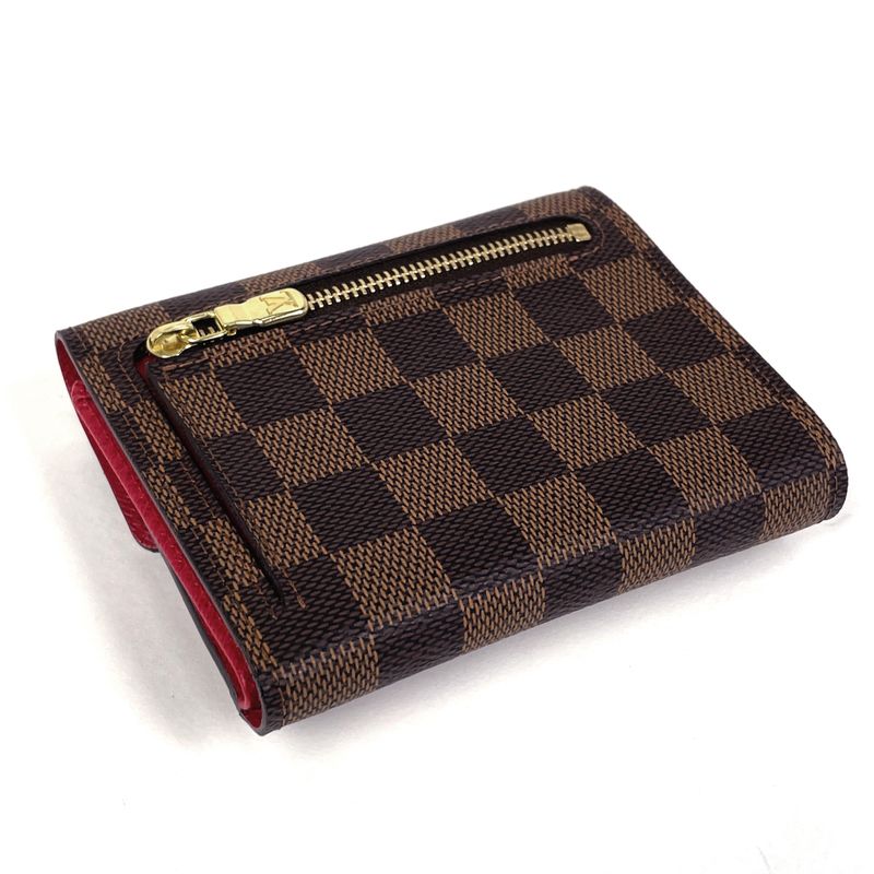 Louis Vuitton Portefeuille Koala Trifold Bifold Wallet Damier Brown N60005 Women