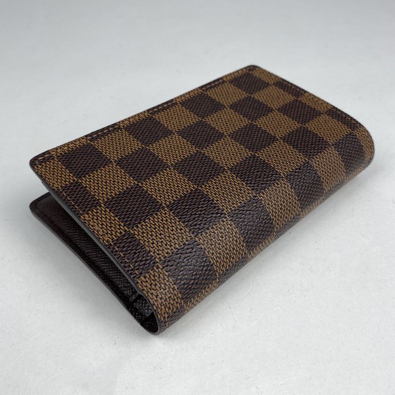 Louis Vuitton Porte Feuille Viennois Billfold Wallet with Coin Purse Damier