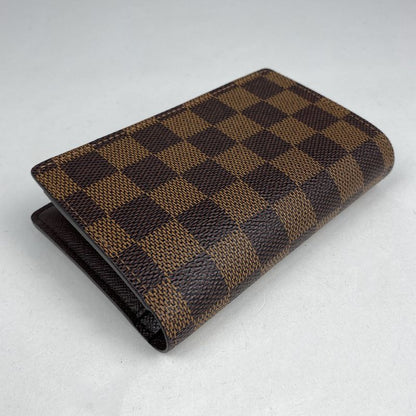 Louis Vuitton Porte Feuille Viennois Billfold Wallet with Coin Purse Damier