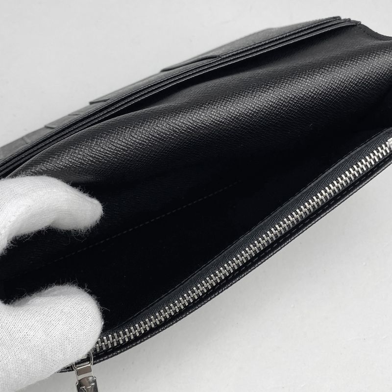 Louis Vuitton Portefeuille Brazza Billfold Wallet with Coin Purse Damier