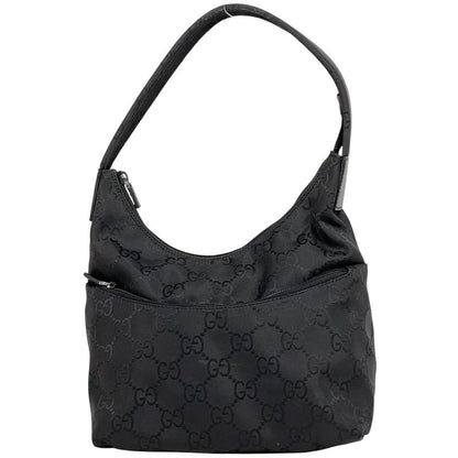 Gucci GG Pattern Shoulder Bag One Shoulder Handbag Shoulder Bag Nylon Black