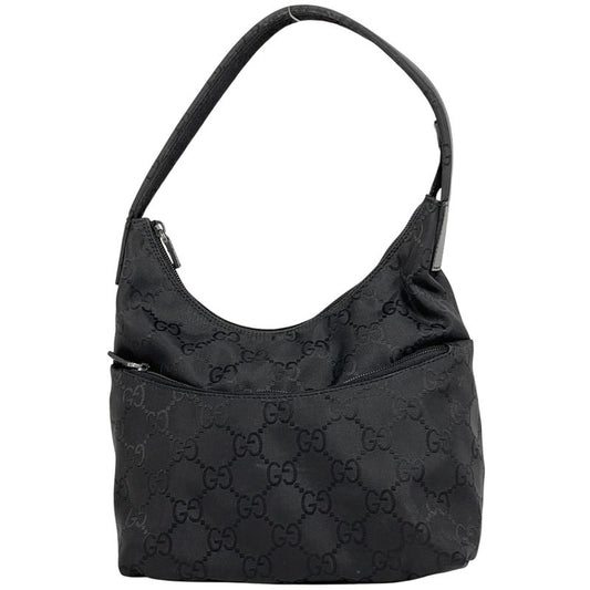 Gucci GG Pattern Shoulder Bag One Shoulder Handbag Shoulder Bag Nylon Black