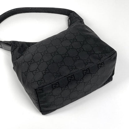Gucci GG Pattern Shoulder Bag One Shoulder Handbag Shoulder Bag Nylon Black