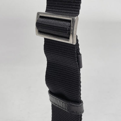 Prada Logo Plate Shoulder Bag Crossbody Shoulder Bag Nylon Nero (Black) Women