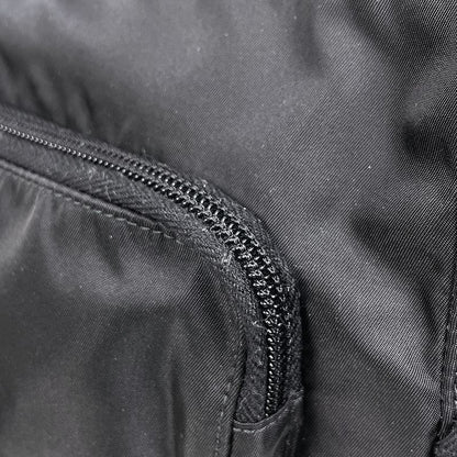 Prada Logo Plate Shoulder Bag Crossbody Shoulder Bag Nylon Nero (Black) Women