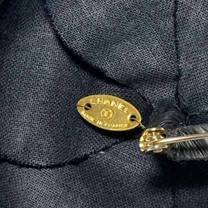 Chanel Corsage Camellia Dark Navy and Gold