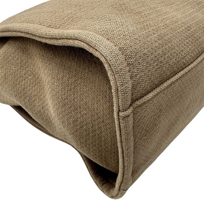 Chanel Bag Women'S Brand Tote Bag Deauville Chain Tote Canvas Beige Silver