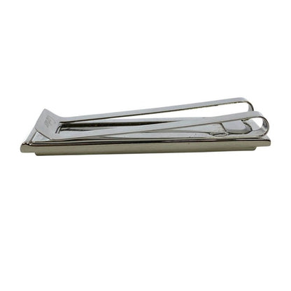 Cartier C De Cartier Decor Money Clip Accessory Logo Pattern Metal Silver