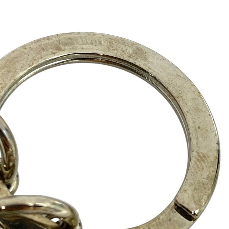 Gucci Key Ring Key Holder G Logo Key Motif Silver Metal 296551 Gucci Unisex