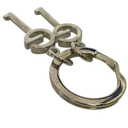 Gucci Key Ring Key Holder G Logo Key Motif Silver Metal 296551 Gucci Unisex