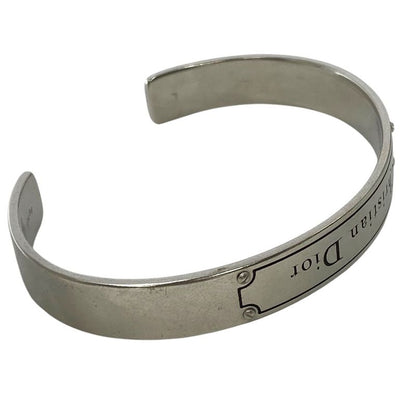 Current Model Christian Dior Logo Bracelet Bangle Accessory Jewelry Metal