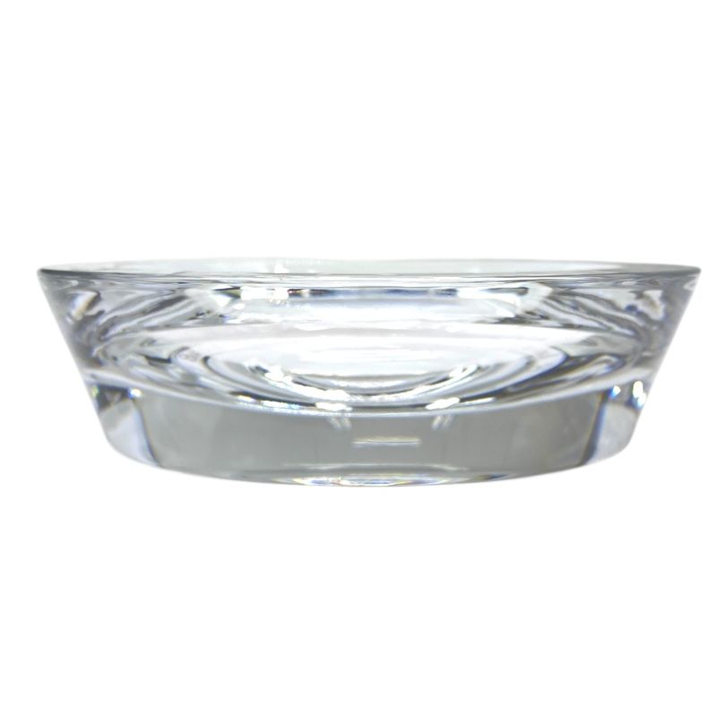 Bvlgari Rosenthal Crystal Ash Tray Ashtray Accessory Case Figurine Small 47502