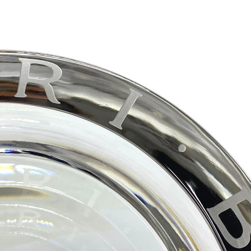 Bvlgari Rosenthal Crystal Ash Tray Ashtray Accessory Case Figurine Small 47502