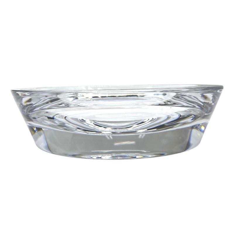 Bvlgari Rosenthal Crystal Ash Tray Ashtray Accessory Case Figurine Small 47502
