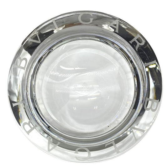 Bvlgari Rosenthal Crystal Ash Tray Ashtray Accessory Case Figurine Small 47502