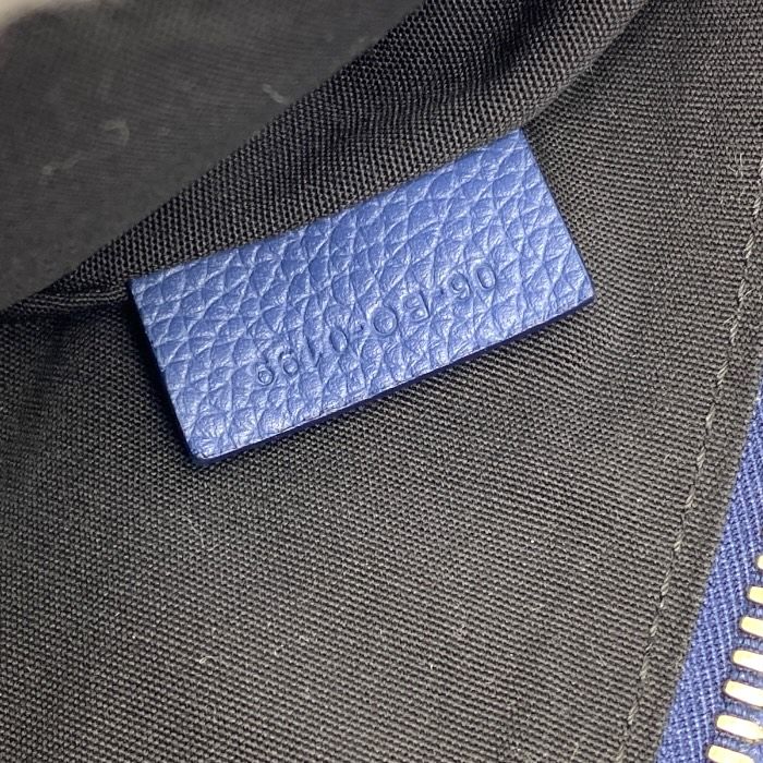 Dior Saddle Bag Body Bag Shoulder Bag Crossbody Leather Grain Calfskin Navy